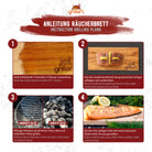 Zedernholzbretter zum Grillen –  aus 100% natürlichem Western Red Zedernholz - grillart®