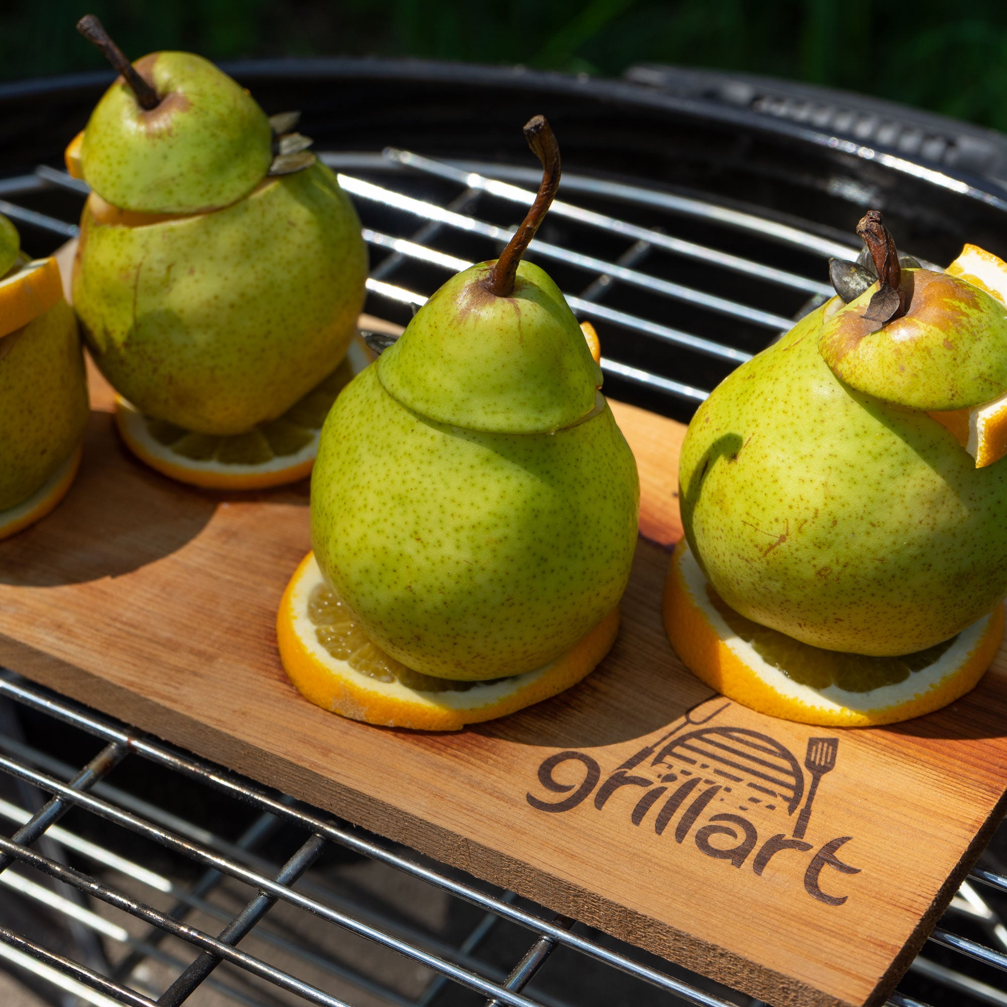 B-Ware! - Räucherbretter zum Grillen – aus 100% natürlichem Holz - Es können Risse und Astlöcher vorkommen! - grillart®