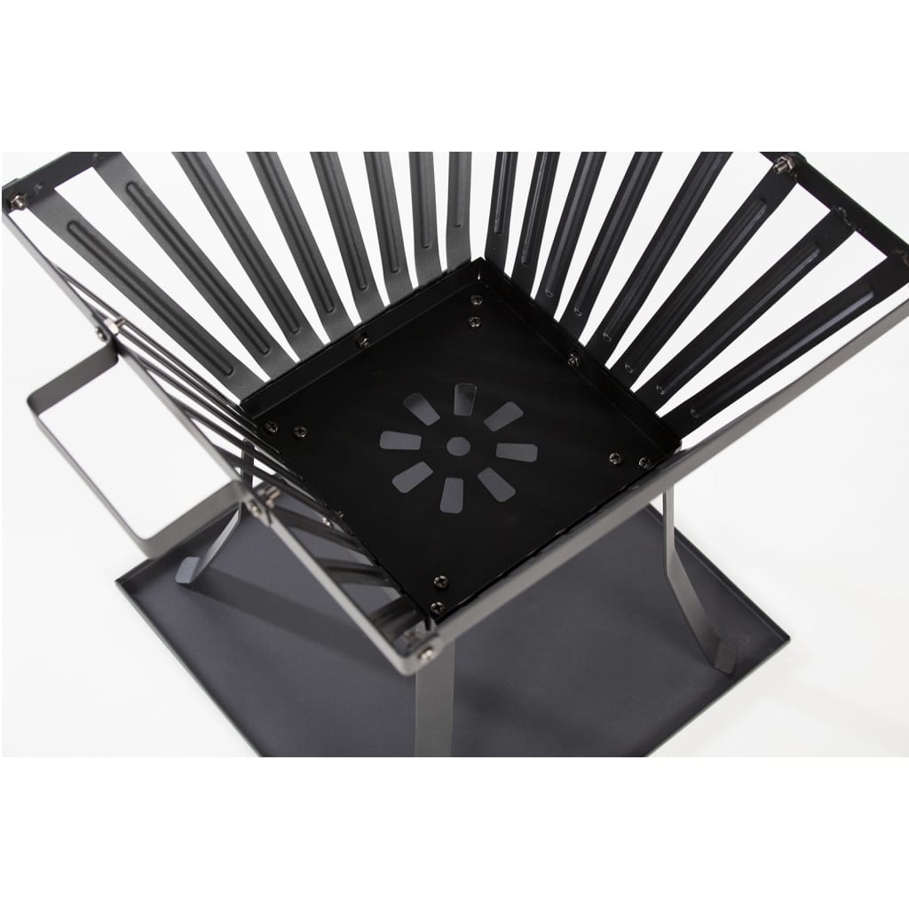 Feuerkorb aus Stahl mit Grillrost und Bodenplatte - grillart®