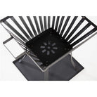 Feuerkorb aus Stahl mit Grillrost und Bodenplatte - grillart®