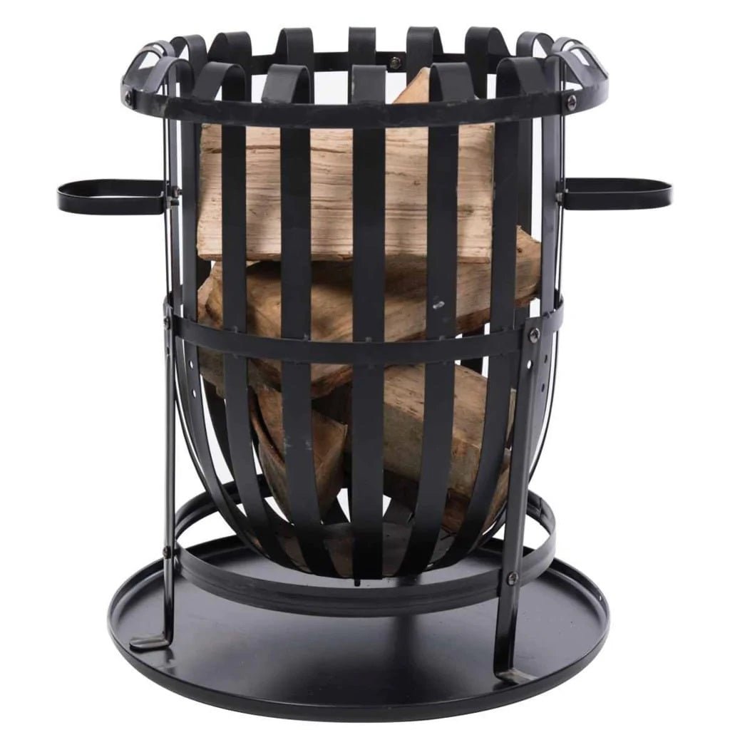 Feuerkorb aus Stahl mit Grillrost und Bodenplatte - grillart®