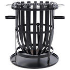 Feuerkorb aus Stahl mit Grillrost und Bodenplatte - grillart®