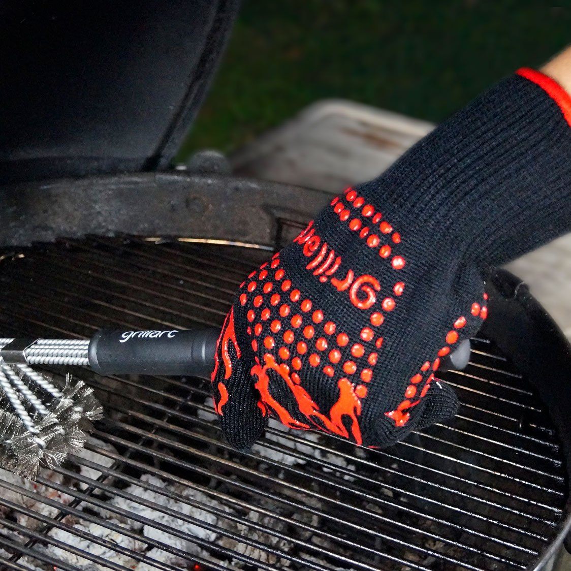 Hochwertige Grillhandschuhe – extrem hitzebeständig aus Aramidfasern - grillart®