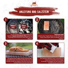 Hochwertige Salzsteine zum Grillen - 2er Pack - grillart®