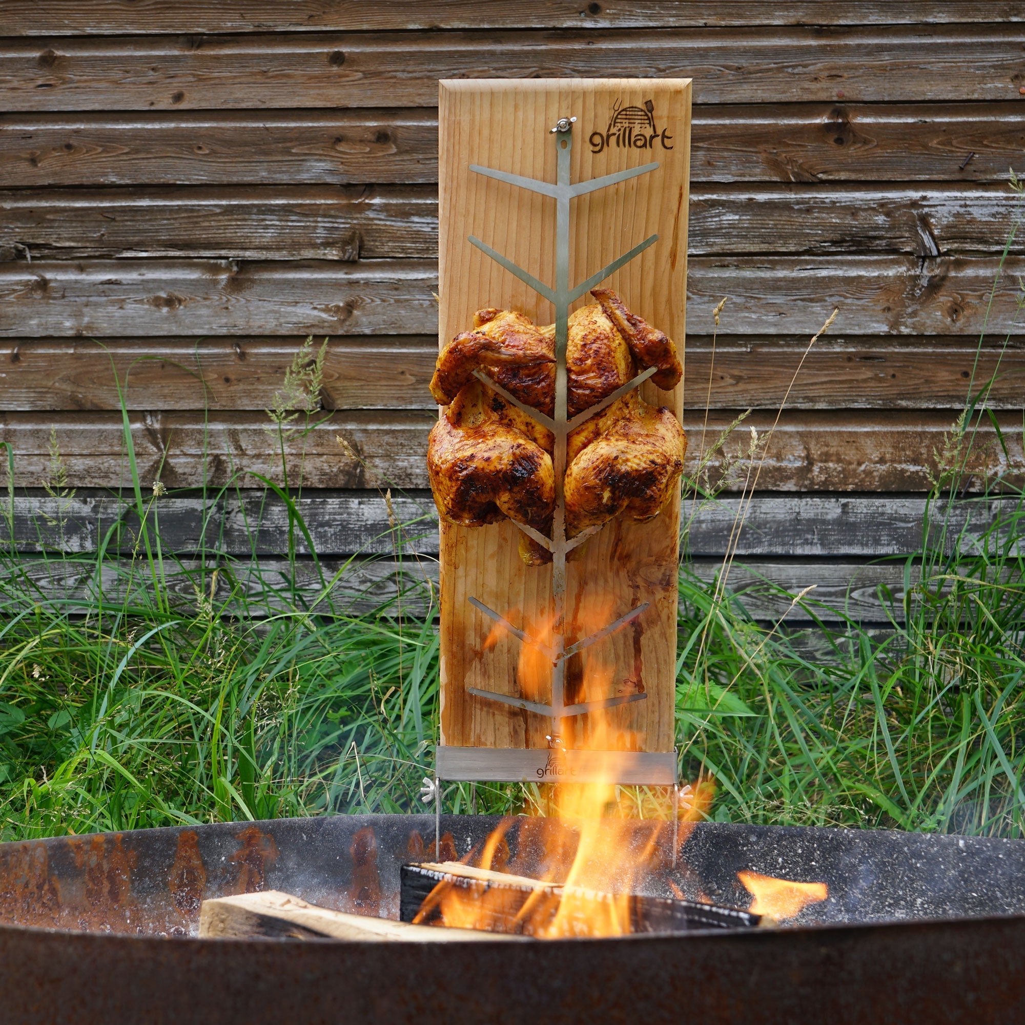 Premium Flammlachsbrett Einzelbrett verschiedene Sorten - grillart®