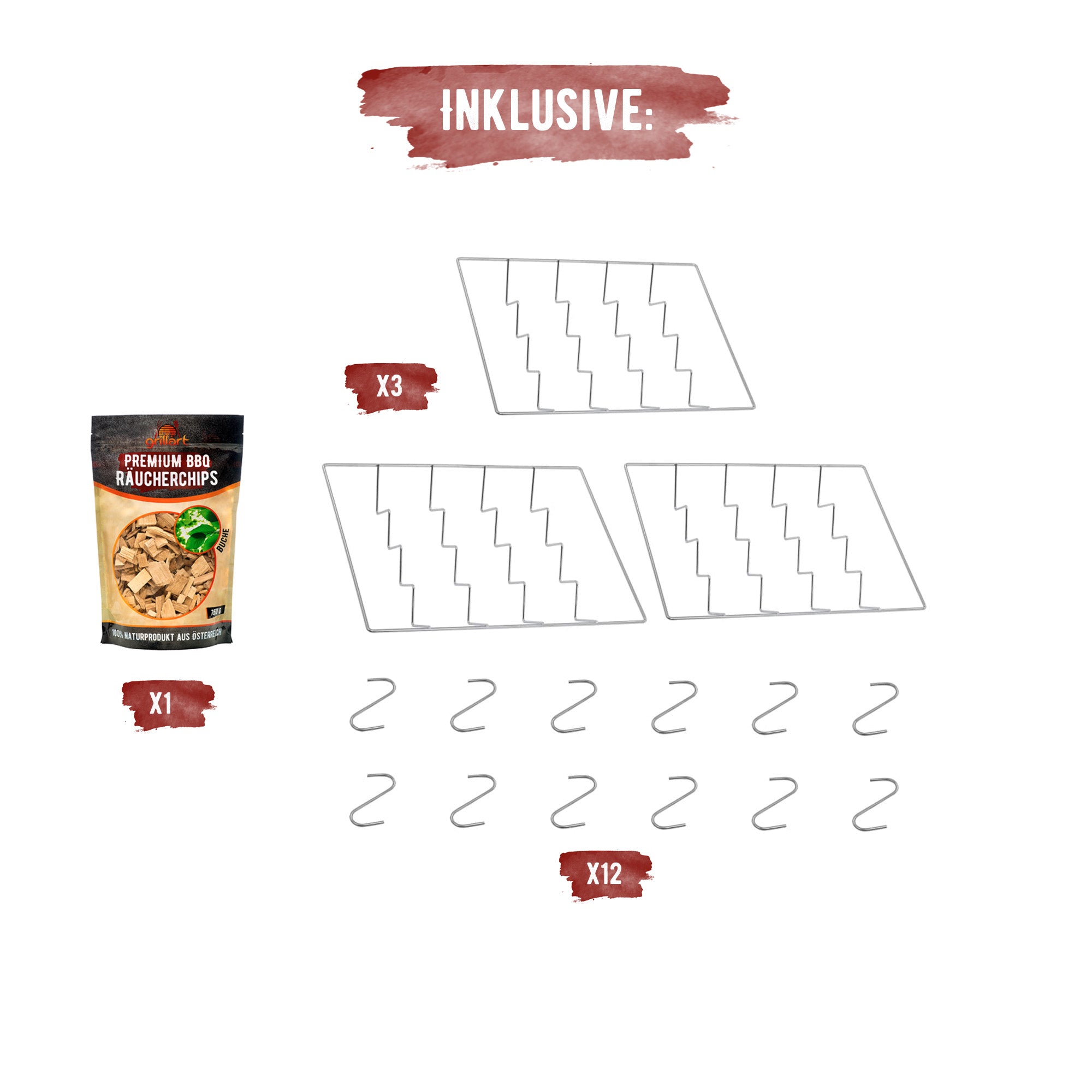 Räucherschrank aus Edelstahl - grillart®