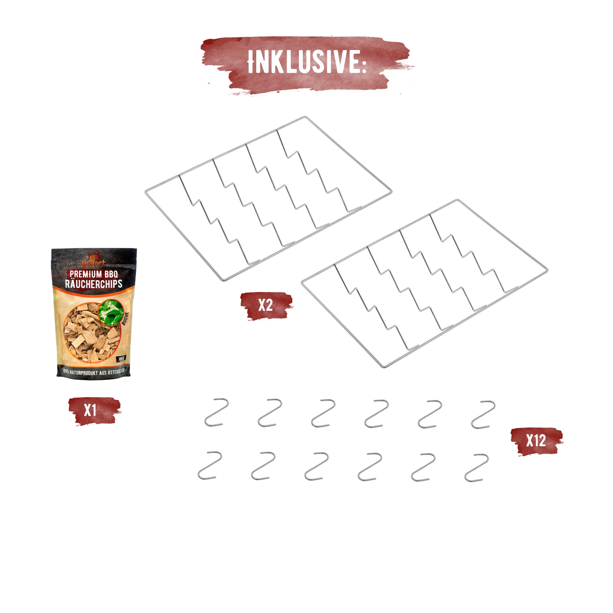 Räucherschrank aus Edelstahl - grillart®