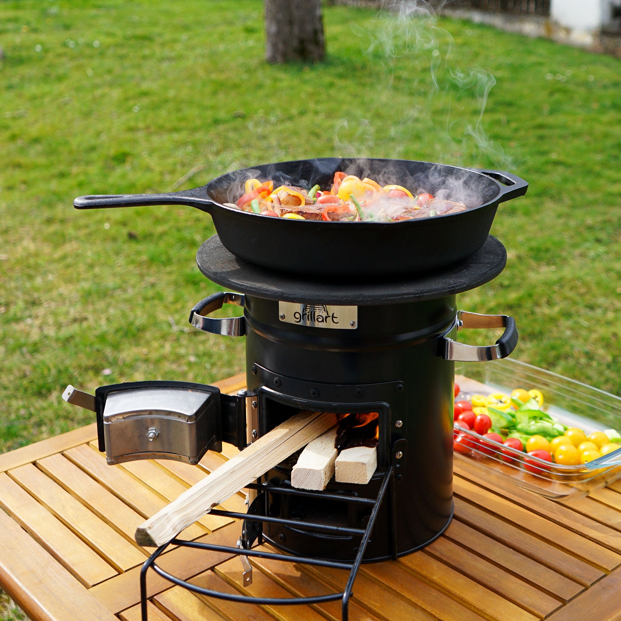 Raketenofen “Powertrain I” - grillart®
