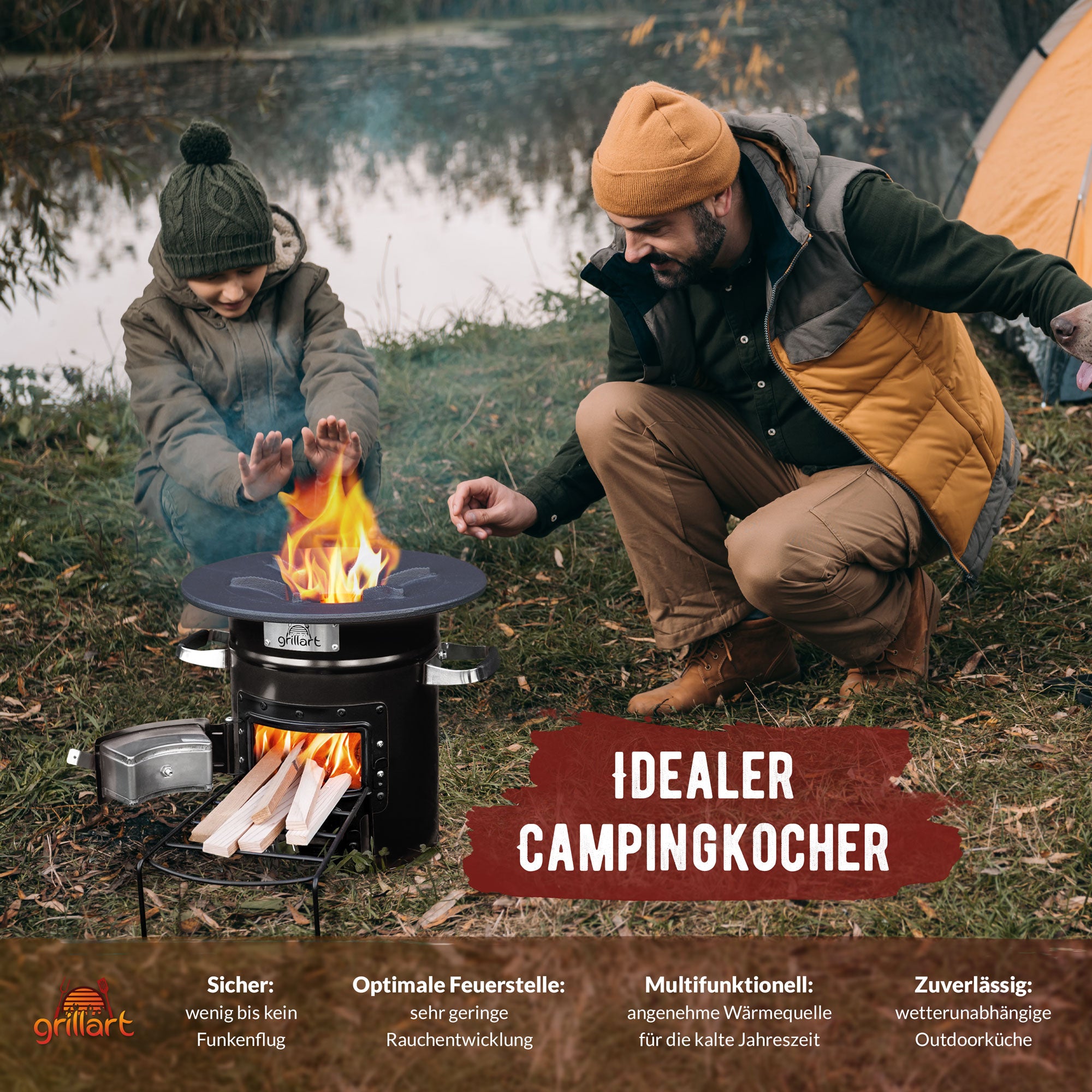 Raketenofen “Powertrain I” - grillart®