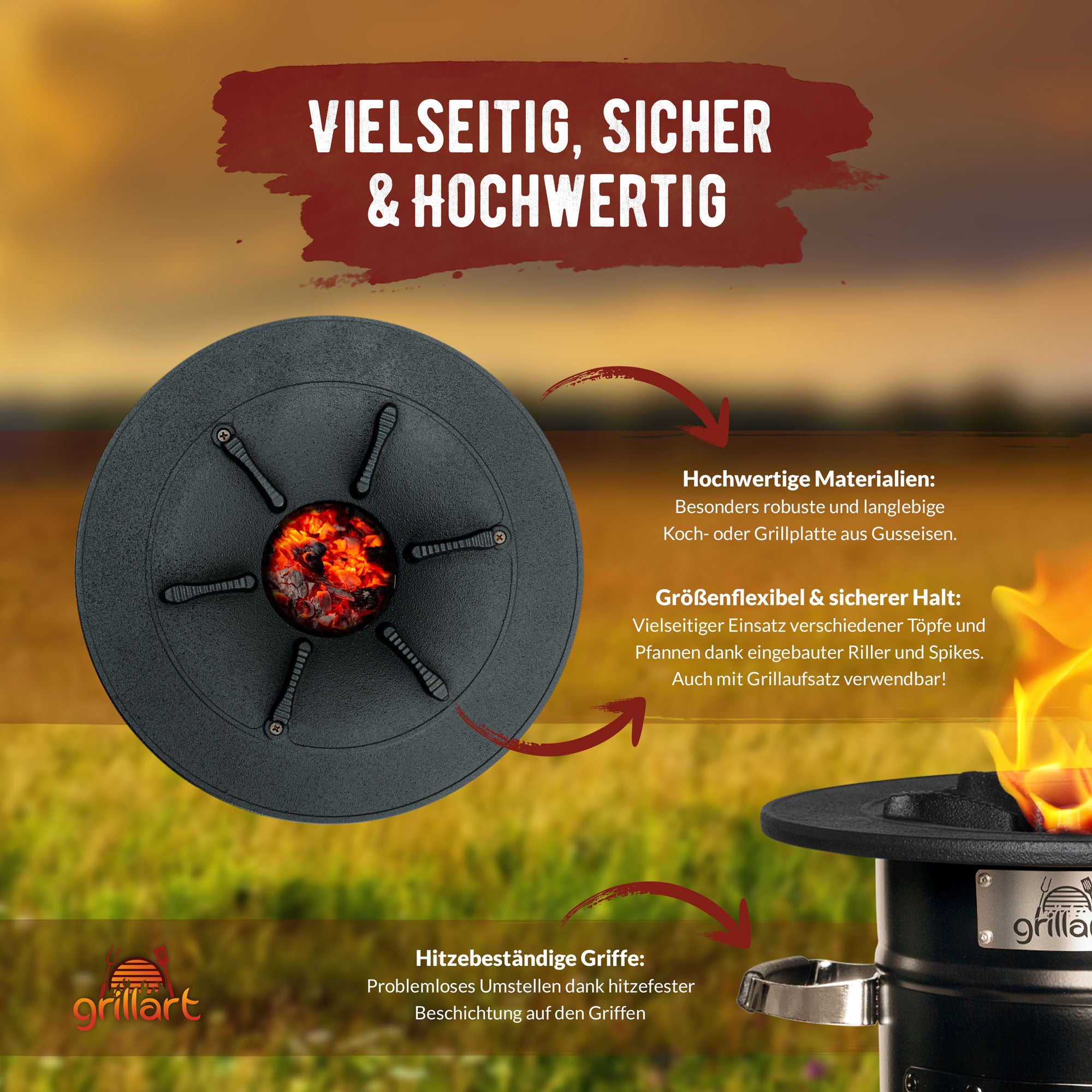 Raketenofen “Powertrain I” - grillart®