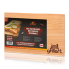 B-Ware! - Räucherbretter zum Grillen – aus 100% natürlichem Holz - Es können Risse und Astlöcher vorkommen! - grillart®