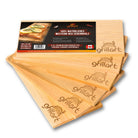 B-Ware! - Räucherbretter zum Grillen – aus 100% natürlichem Holz - Es können Risse und Astlöcher vorkommen! - grillart®