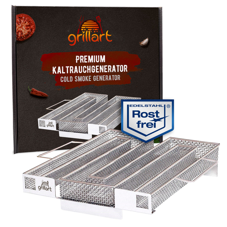 Premium Kaltrauchgenerator - Sparbrand -Räucherschnecke - grillart®