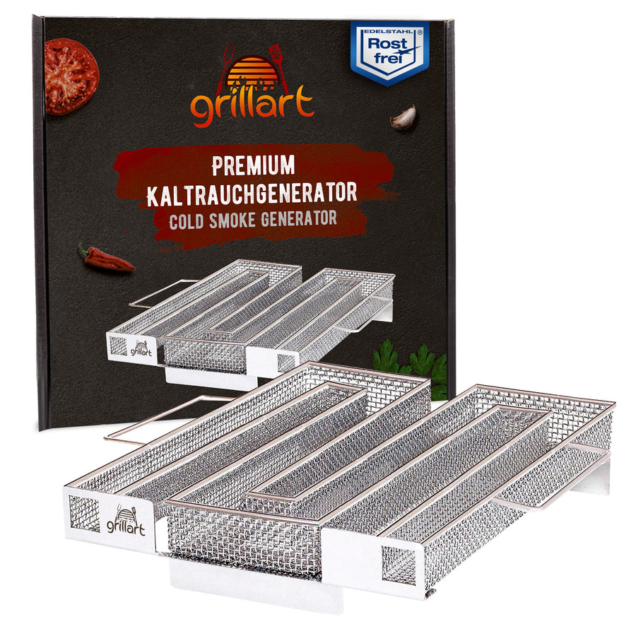 Premium Kaltrauchgenerator - Sparbrand -Räucherschnecke - grillart®