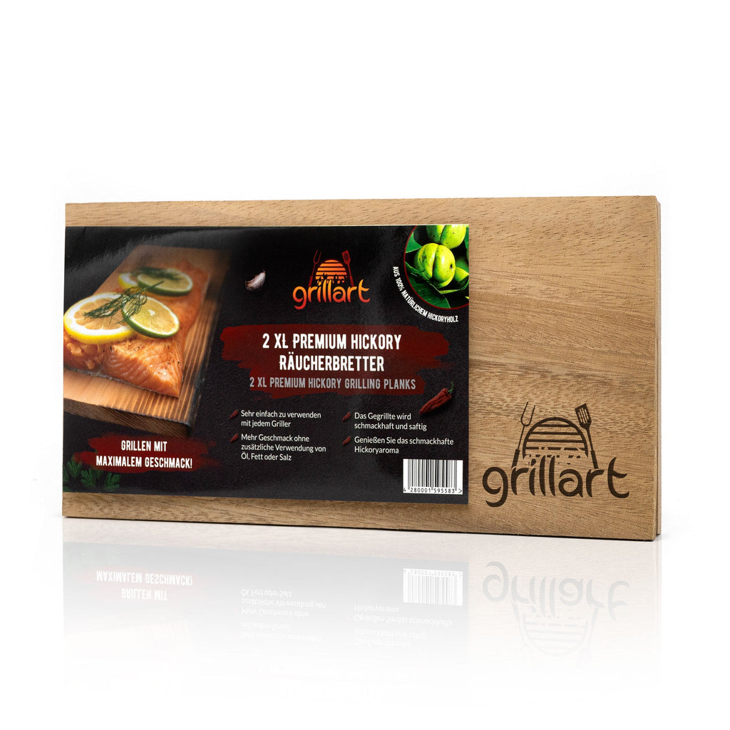 grillart® Premium Räucherbretter hergestellt aus 100% natürlichem Holz für einen besonderen Grillgeschmack - grillart®