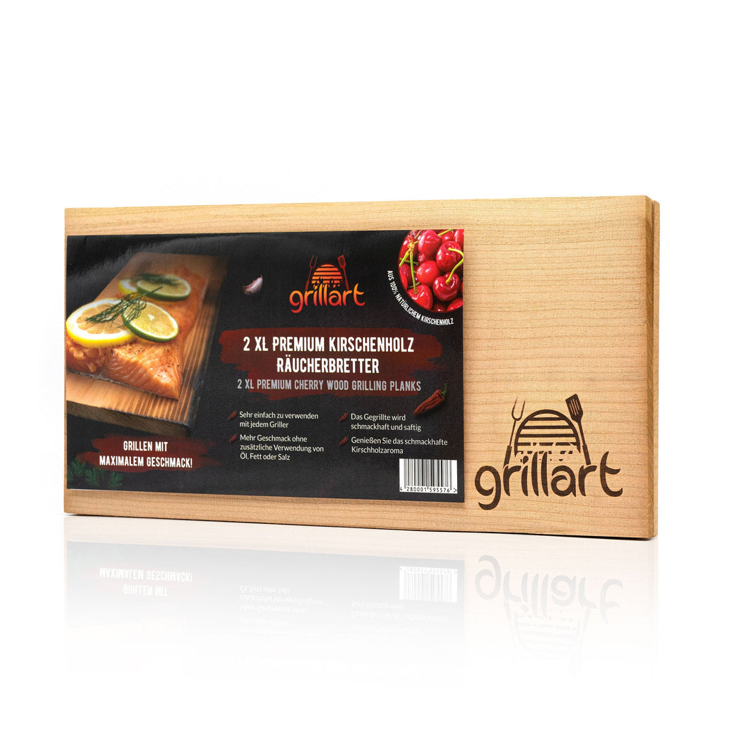 grillart® Premium Räucherbretter hergestellt aus 100% natürlichem Holz für einen besonderen Grillgeschmack - grillart®