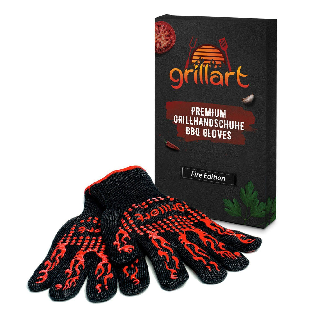 Hochwertige Grillhandschuhe – extrem hitzebeständig aus Aramidfasern - grillart®